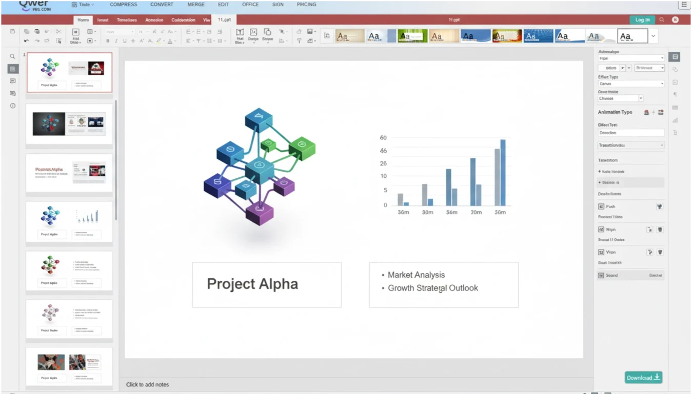 PowerPoint Online-Folienwerkzeuge